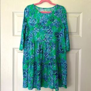 NWOT Lilly Pulitzer girls Size L 8-10 knit dress. 100% cotton